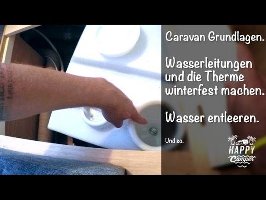 Wasserleitungen entleeren und winterfest machen