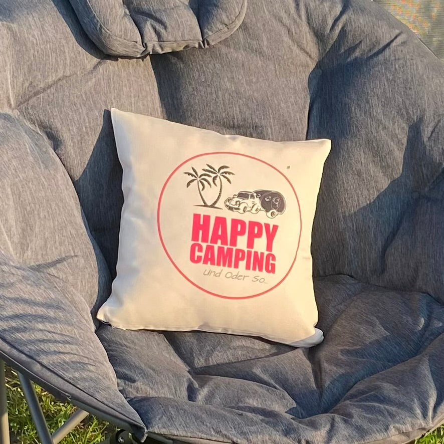 Happy Camping Kissen