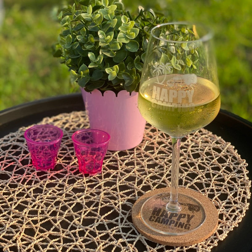 Happy Camping Weinglas 2er-Set